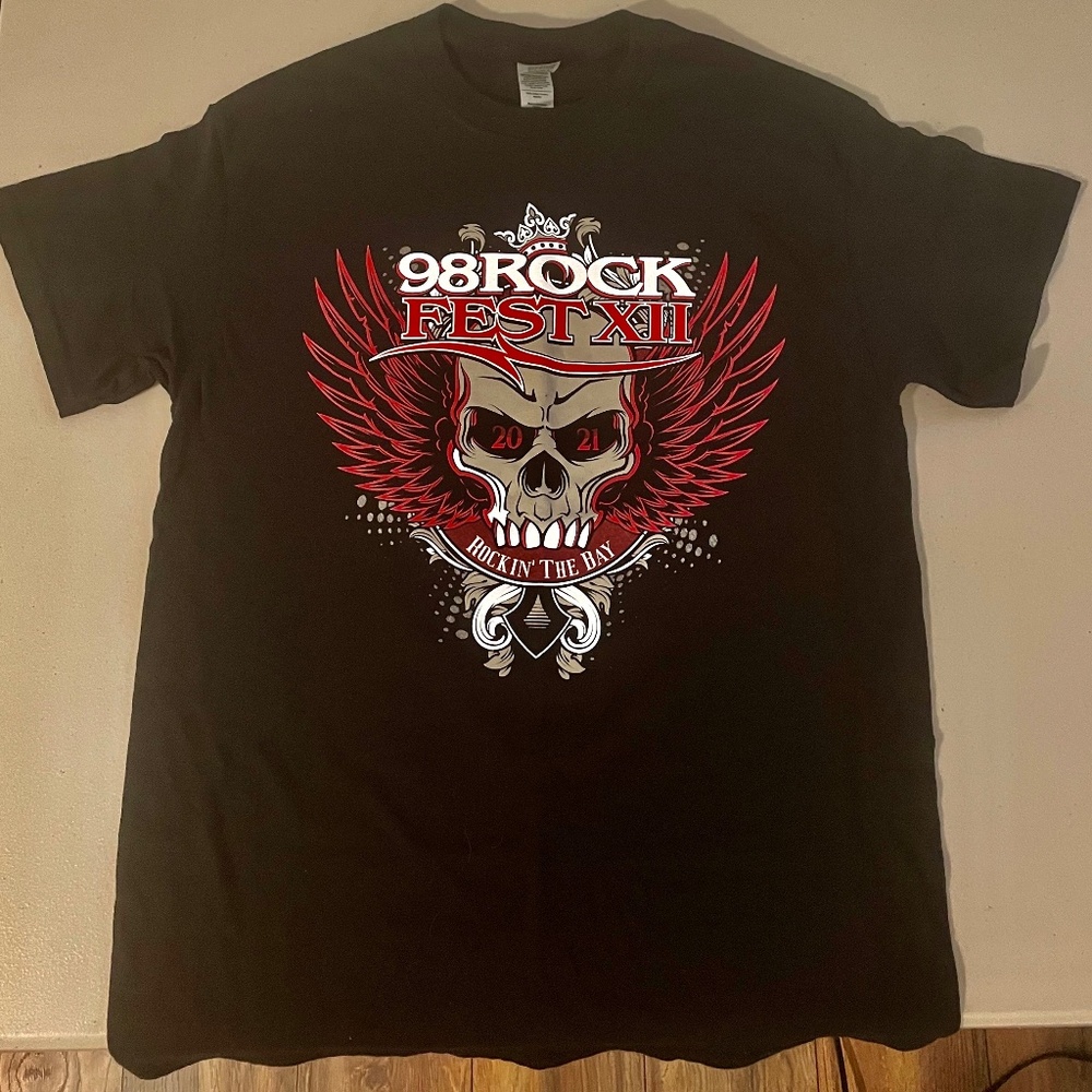 98 Rock Fest XII T-shirt-Tampa Bay-Shinedown, Seether, Candlebox...Unisex Med